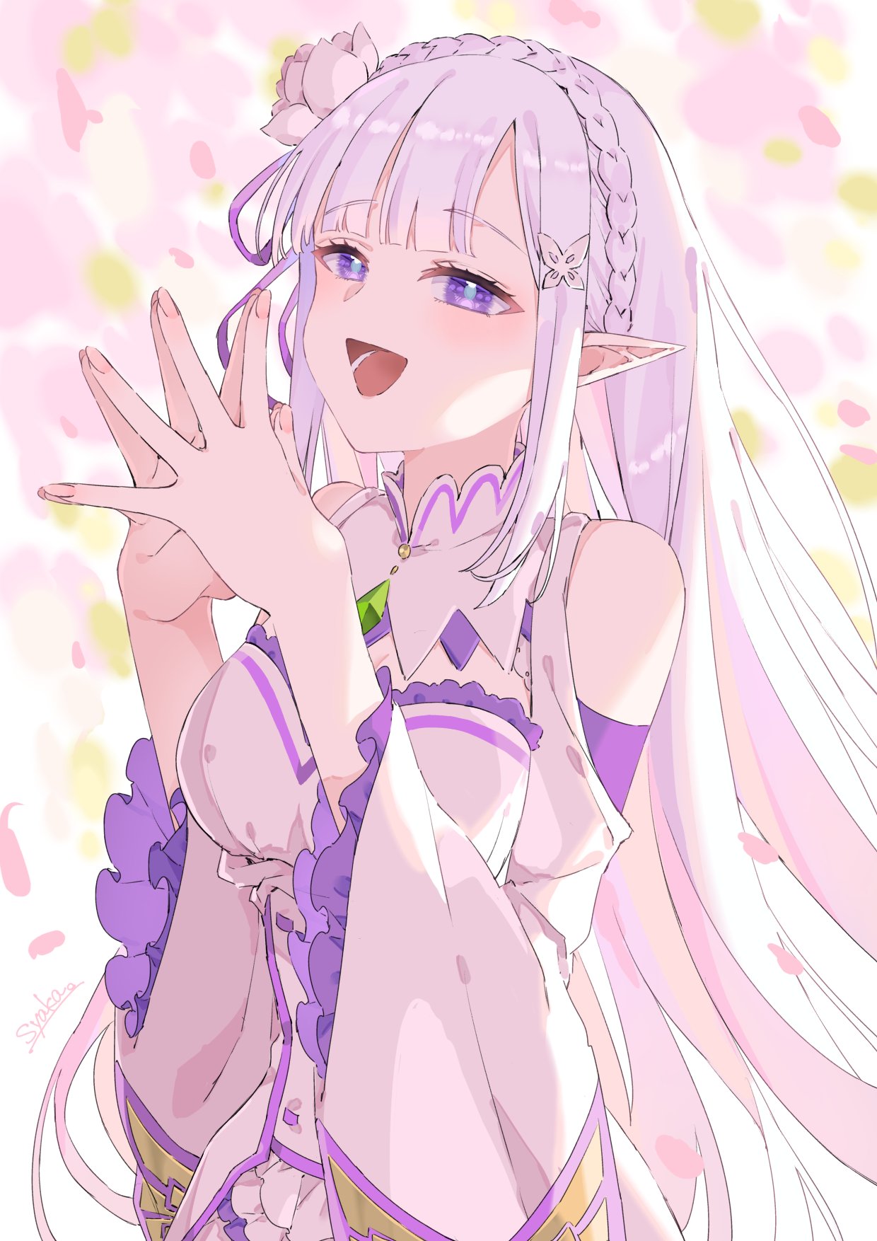 エミリア　メタライズアート エミリア メタライズアート Re:ゼロから始める異世界生活』公式