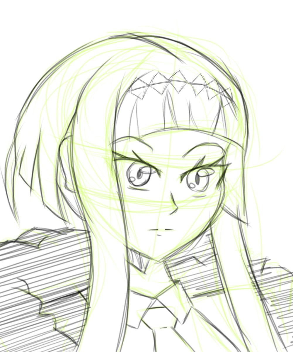 OGNiftyrex's tweet image. Ringo Soul hackers 2 doodle