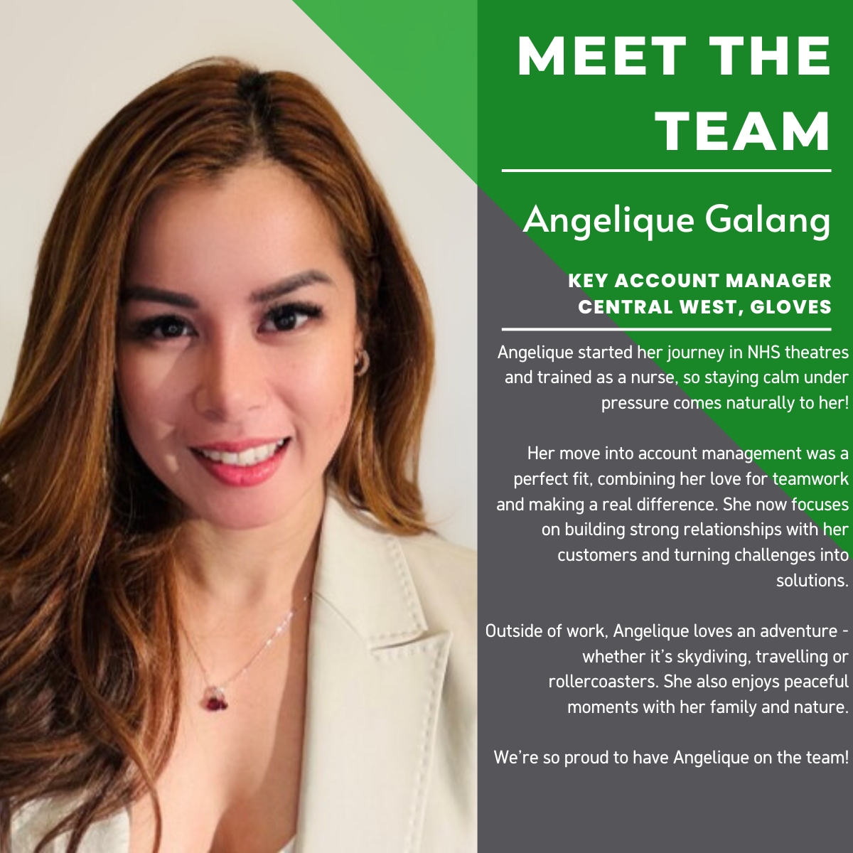 #MeetTheTeam #HealthcareHeroes #SustainabilityInHealthcare #TeamMolnlycke #nhs #nurse