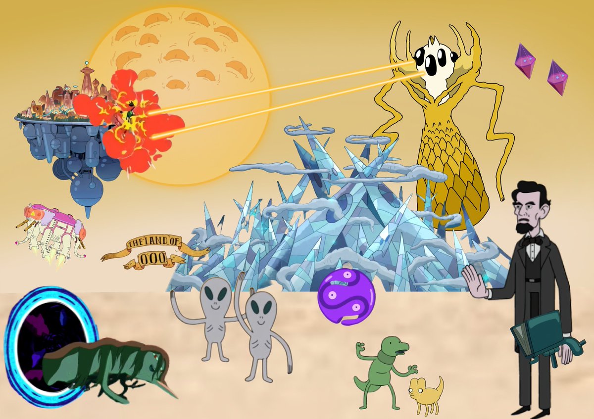 I tried my best to make an Adventure Time version of this