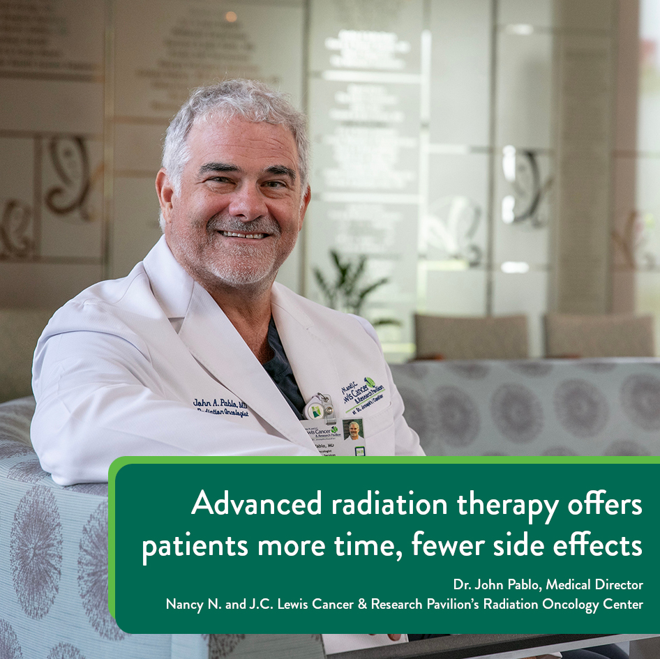 Eradicating any microscopic #cancer cells, and therefore reducing the risk of recurrence, is the ultimate goal of #radiation therapy. Advanced technology is helping physicians achieve that goal with fewer side effects and more time saved for the patient. sjchs.org/resource-hub/s…