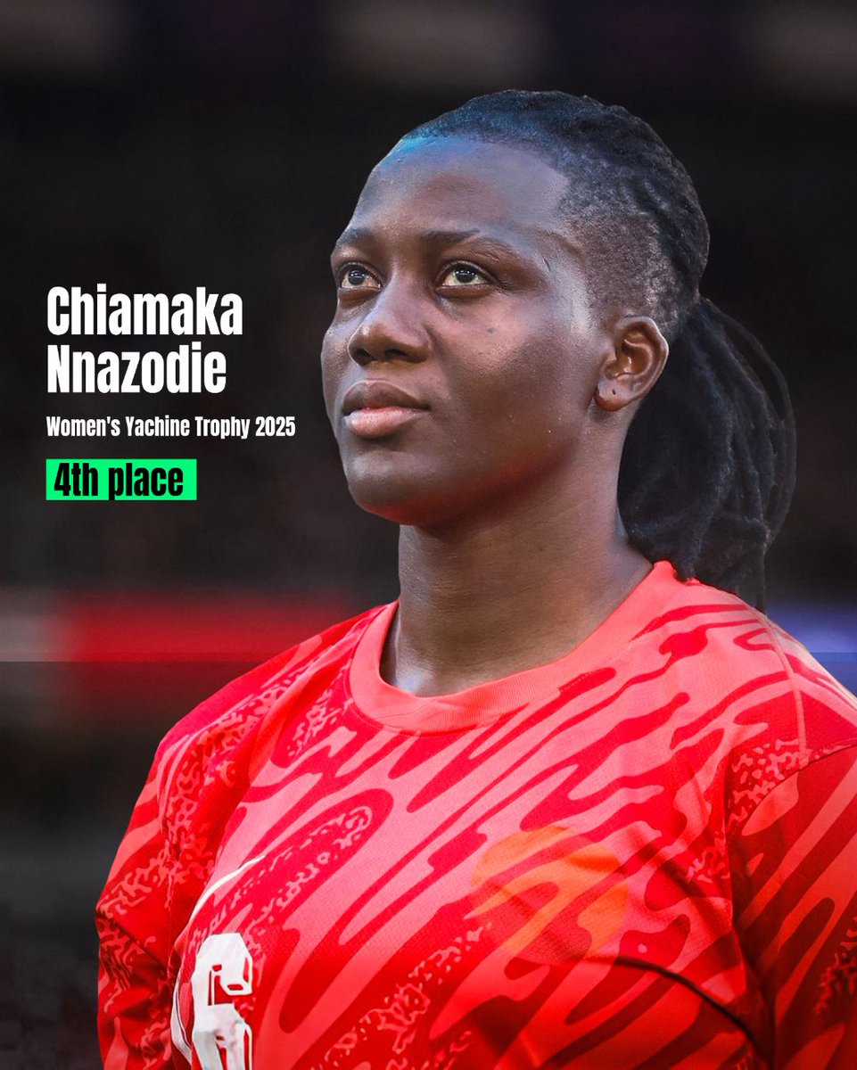 Chiamaka Nnadozie finishes 4th in the first edition of the Women’s Yachine Trophy.  

#BallonDor