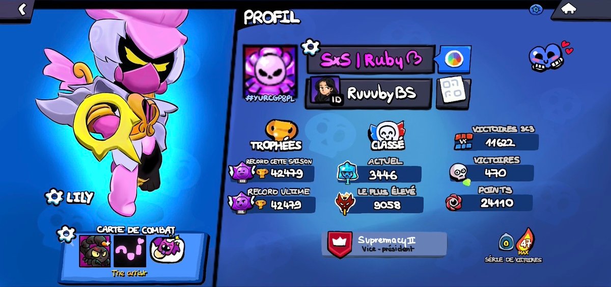 I just saw it and feel like needed to do the same 😌

#BrawlStars #BrawlStarsArt