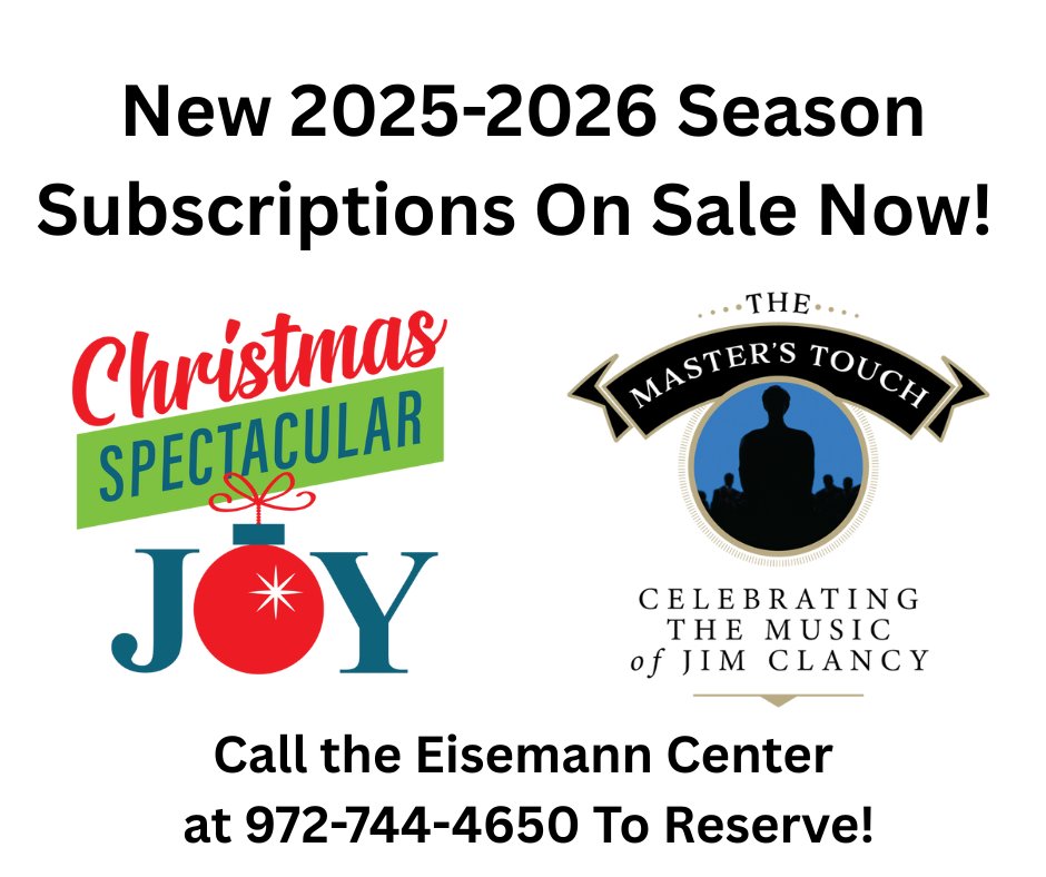 🎟️ 2025–2026 Vocal Majority Season Tickets are HERE! 🎶

You know you’re gonna go — so why not reserve now and save up to 20%?
Get the BEST seats for both our Christmas Spectacular and Spring 2026 tribute concert before they go on sale to the public!

✅ Season Ticket Perks:
✨