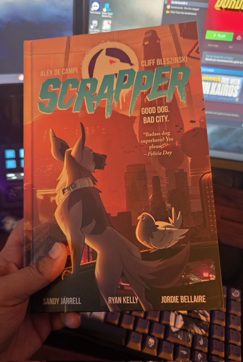 This has been on my wishlist for a while! I'm glad I got a hardcover edition of <a href="/therealcliffyb/">Cliff Bleszinski</a>'s Scrapper!