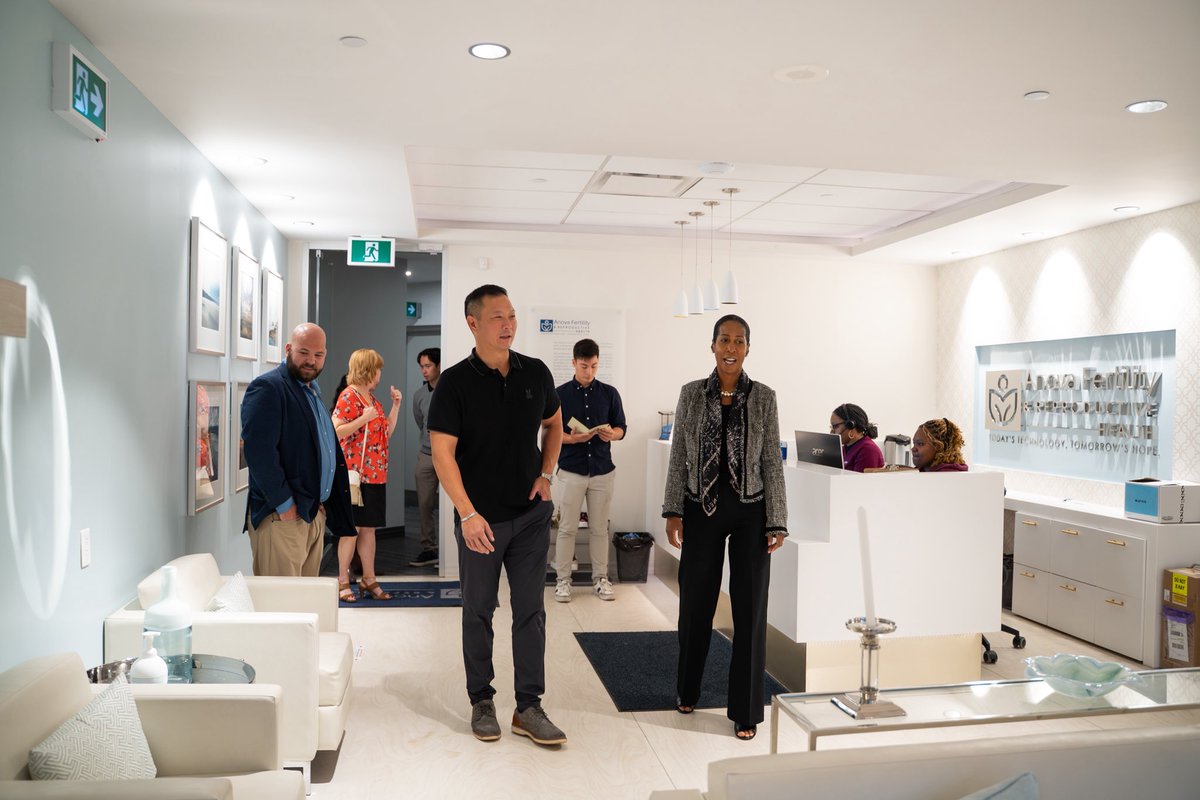 StanChoMPP's tweet image. Today, I visited Anova Fertility in #Willowdale where I learned about the incredible work being done to support parents and families.

Ontario’s healthcare innovators are helping turn dreams of parenthood into reality for families across the province.👶🍼