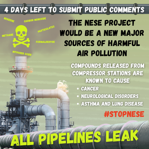 roedell_pewter3's tweet photo. @shawnlatur #StopNESE proposed gas-fired compressor station #206 in Franklin Township would release toxic air pollution that is harmful to humans, which causes cancer, neurological disorders, and asthma, severely impacting public health. @NJLCV @FWWNewJersey https://t.co/Rht8yLpRJl