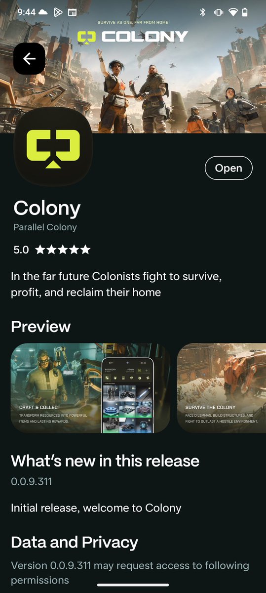 templecrash's tweet image. Big first step for the Colonists!  
@ParallelColony 🤝 @solana @solanamobile