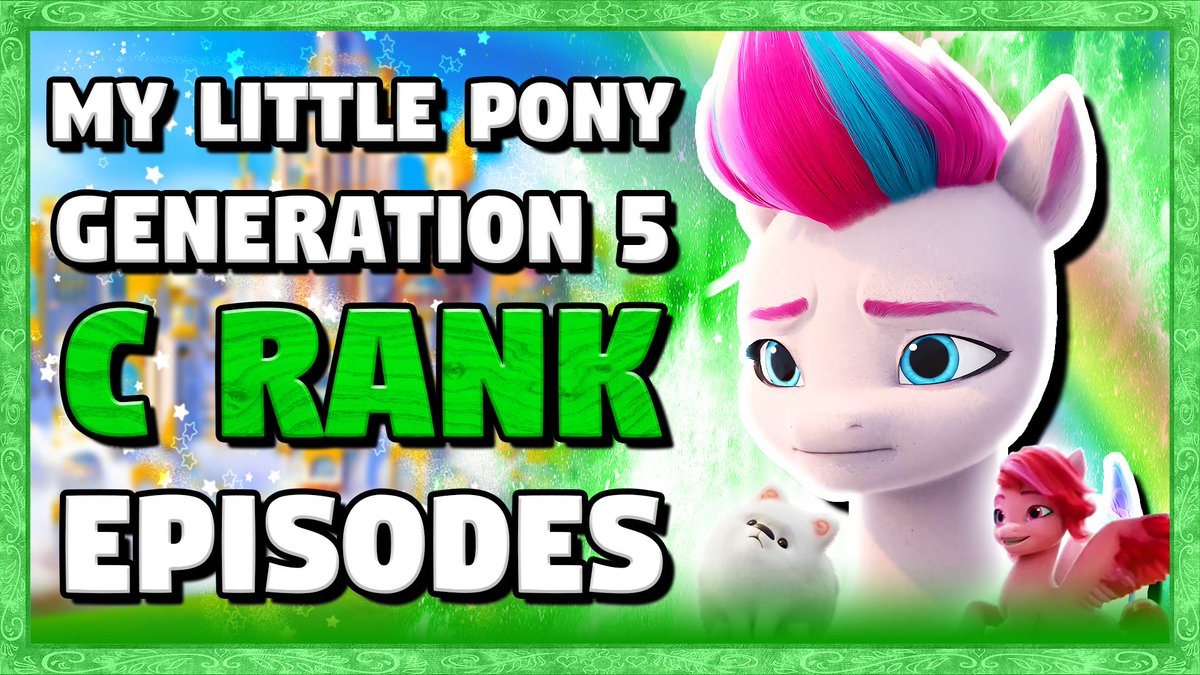 I had this genius idea for a new series like I did with my G5 Element Moments series! 🥰

If I can create a script explaining all the greatest episodes of G5 and make it into a video, I will make this a series where I make my way down the Rankings! 🤩❤️

#mlp #mlpg5 #mylittlepony