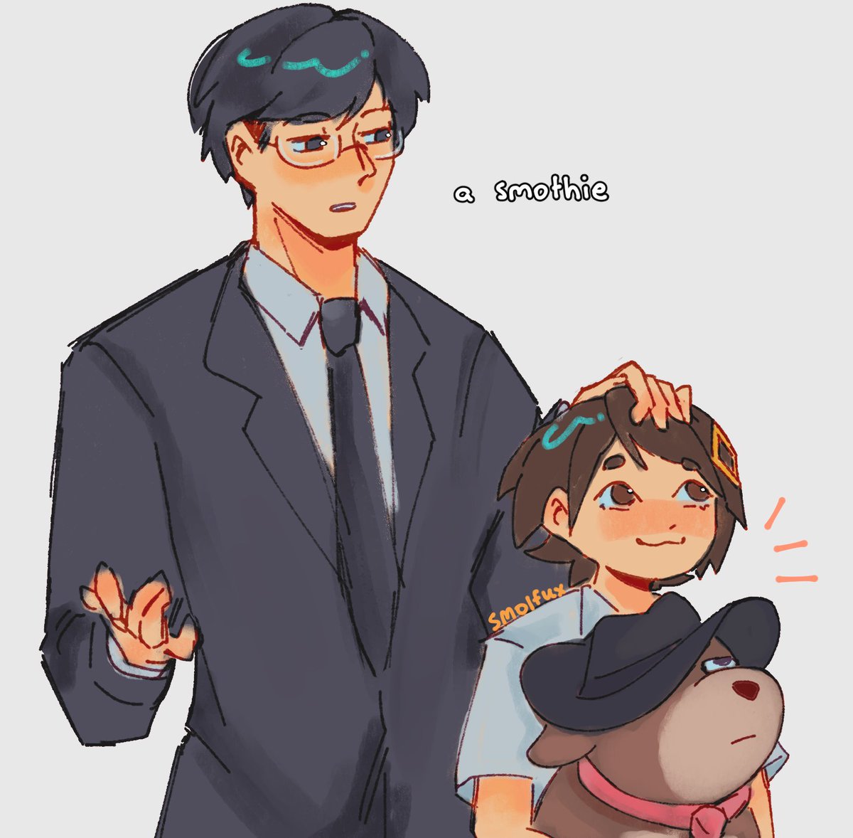 when your husband with personality disorder comes home and suddenly you have another daughter and a woke dog /j
#smilex #TBHX #凸变英雄X
