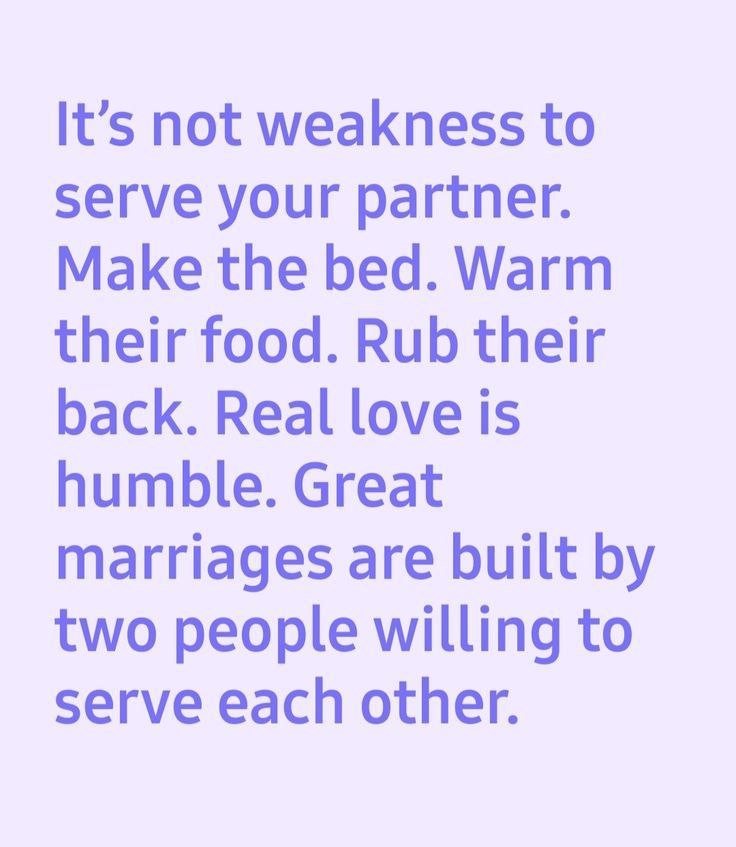 Real love is humble.