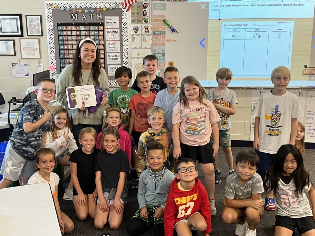 Big news!  Ms. Avery Ozier is the Timber Sage Teacher of the Year!