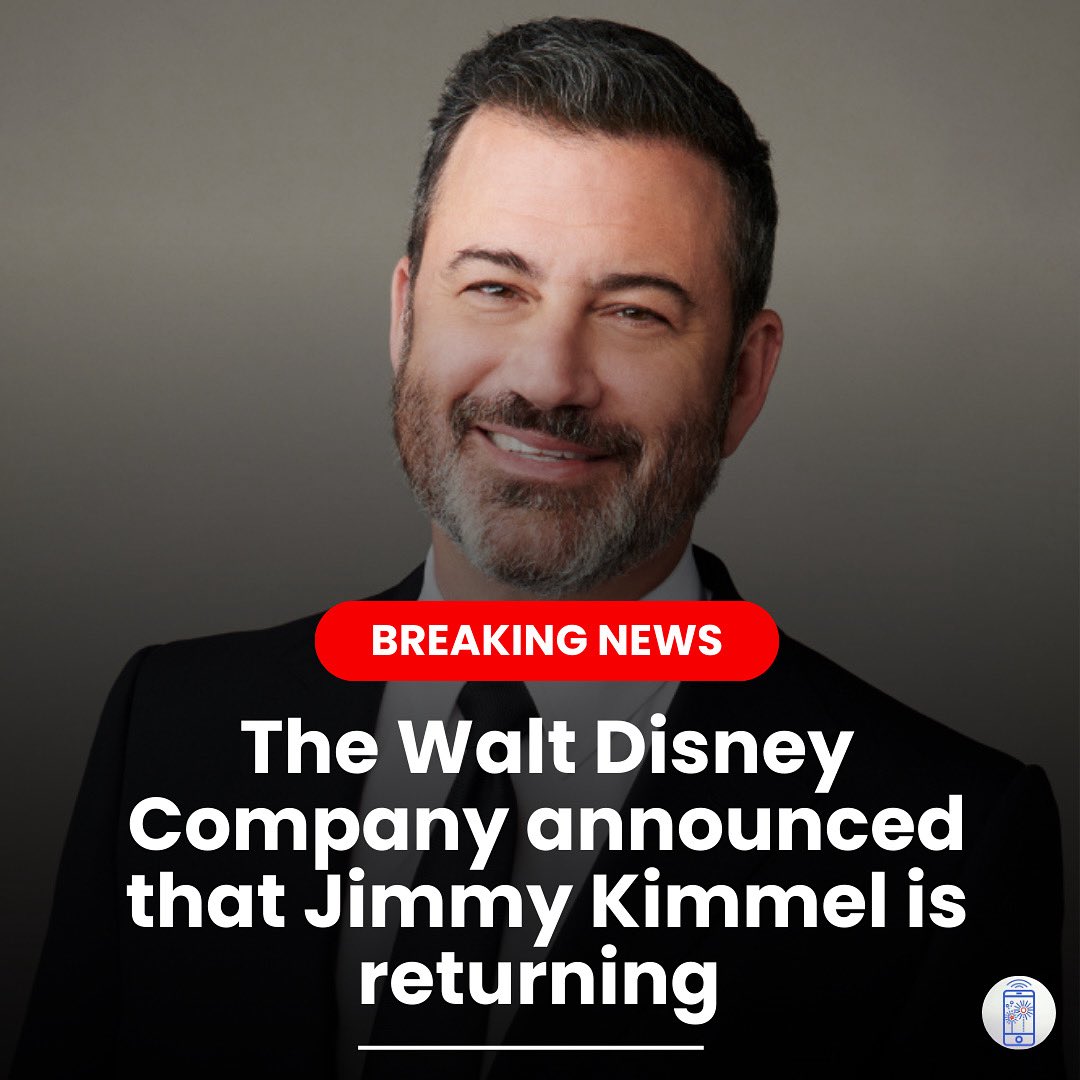 Streaming The Magic (@streamingmagic) on Twitter photo BREAKING: The Walt Disney Company announced Monday that Jimmy Kimmel Live! will resume airing on Tuesday after a one-week suspension due to his controversial monologue. #jimmykimmel #jimmykimmellive #waltdisneycompany BREAKING: The Walt Disney Company announced Monday that Jimmy Kimmel Live! will resume airing on Tuesday after a one-week suspension due to his controversial monologue. #jimmykimmel #jimmykimmellive #waltdisneycompany