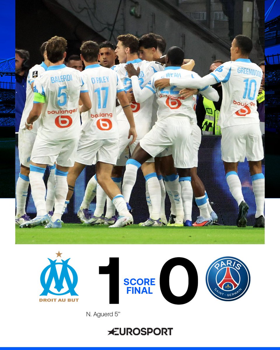 🤯 La longue attente a pris fin ! L'OM bat enfin le PSG au Vélodrome !

▶️ bit.ly/4gzSUON

#OMPSG #LeClassique