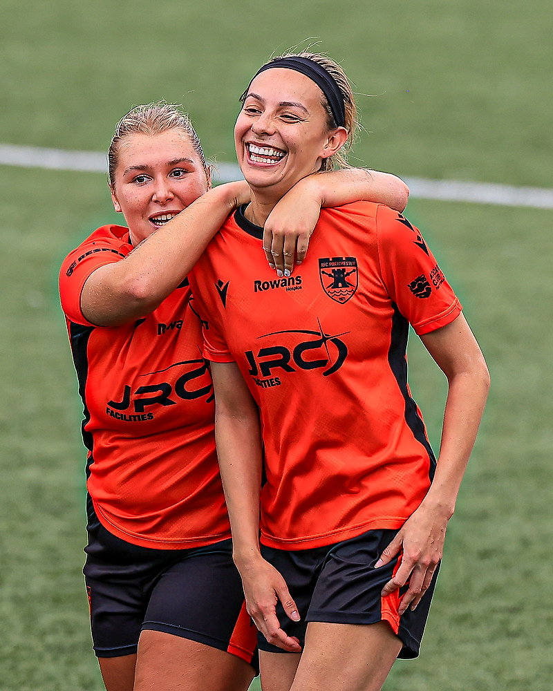 Behind at the half-time whistle, <a href="/portchyladies/">AFC Portchester Ladies</a> scored three goals in six minutes in the second half to lock in their place in the #AdobeWomensFACup third round qualifying 🧡

📸 Dave Haines