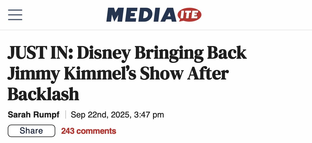 Update: Disney caves to Democrat bullies.