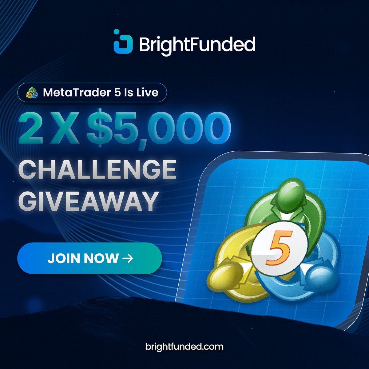 🎁 2x 5K CHALLENGE GIVEAWAY TO CELEBRATE MT5 LUNCH 🎁

✅Follow: <a href="/FXOracle2/">Fx Oracle</a> &amp; <a href="/BrightFunded/">BrightFunded</a>

✅Like Repost &amp; tag 5 friends

✅️Also follow: <a href="/Jaronnaii/">Jaron</a> , <a href="/katsinawafx/">Xaulord📊</a> , <a href="/CFX__0/">CFX__</a> &amp; <a href="/Marwan_fx01/">Marwan_fx</a>

✅Set <a href="/BrightFunded/">BrightFunded</a> as favorite: propfirmmatch.com/favorite-firms 

✅Drop proof in comments
