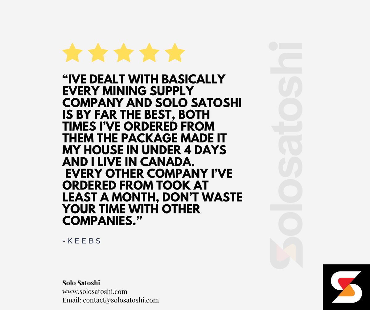 Proud to be serving the global community home mining hashrate! 🫡

Have you left us a review yet? 👇
trustpilot.com/evaluate/solos…

Comment "done" when done!