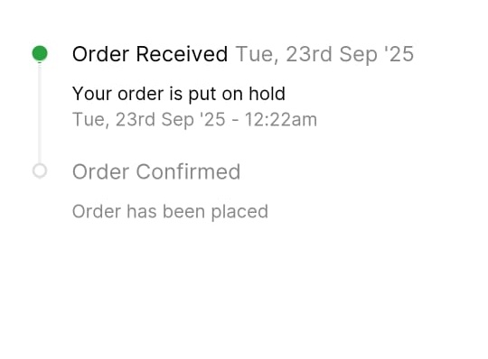 Ordered 16 pro Max with GST Claim in Flipkart. Will it be confirmed, it's saying order is on hold ...