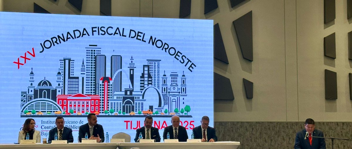 PresidenciaCCPS's tweet photo. Participé en la XXV #JornadaRegional #Fiscal - @IMCP - #INCP en Tijuana, Baja California, fortaleciendo la presencia de nuestro gremio sonorense. https://t.co/uwMWDwhtzo