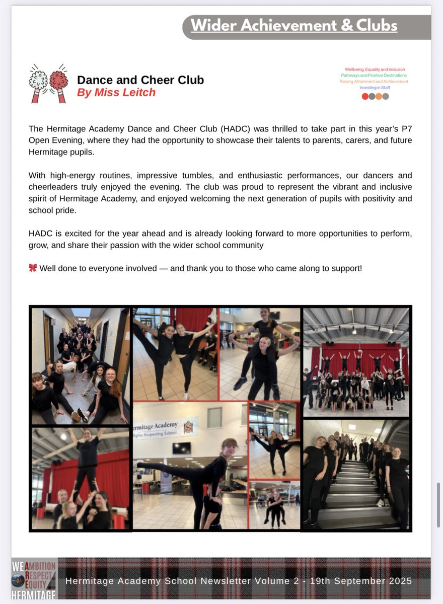 HermitageSocSub's tweet image. 📣 Huge shoutout to HADC for their fantastic involvement in the open evening! 🎉 They had a blast and showed some brilliant teamwork and communication skills. Well done, team! 👏 🎀 #TeamHADC #Respect #Equity @HermitageAcad #UNCRCArticle12 ✨