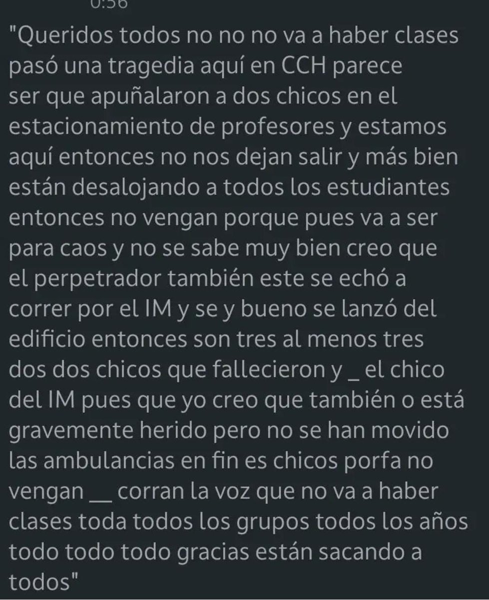 IroniaLD's tweet image. Servicios de #emergencia se movilizaron al plantel #CCH Sur Ante el reporte de personas #lesionadas, se habla de dos eventos diferentes. Circula en redes sociales mensajes y videos en donde se presume cae de un edificio
Informacion en desarrollo...
#PrecauciónVial
#UNAM #CDMX