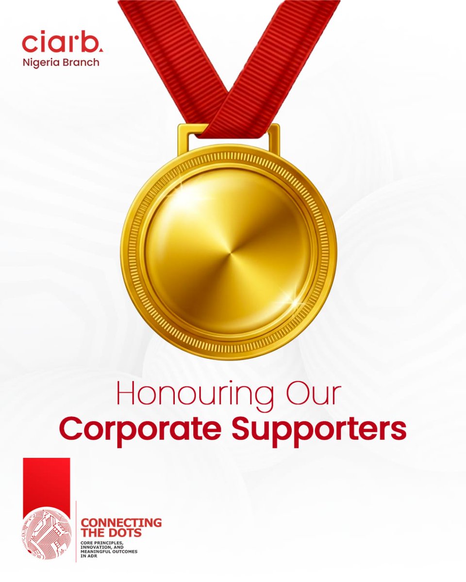 We sincerely appreciate our esteemed Corporate Supporters whose partnership makes the 2025 CIArb Nigeria Annual Conference possible:

•Broderick Bozimo &amp; Company
•Leadway Assurance
•Ojukwu Chikaosolu &amp; Co
•SPA Ajibade &amp; Co
•Mashood, Sanusi, Yusuf &amp; Company
•FMK Clothings