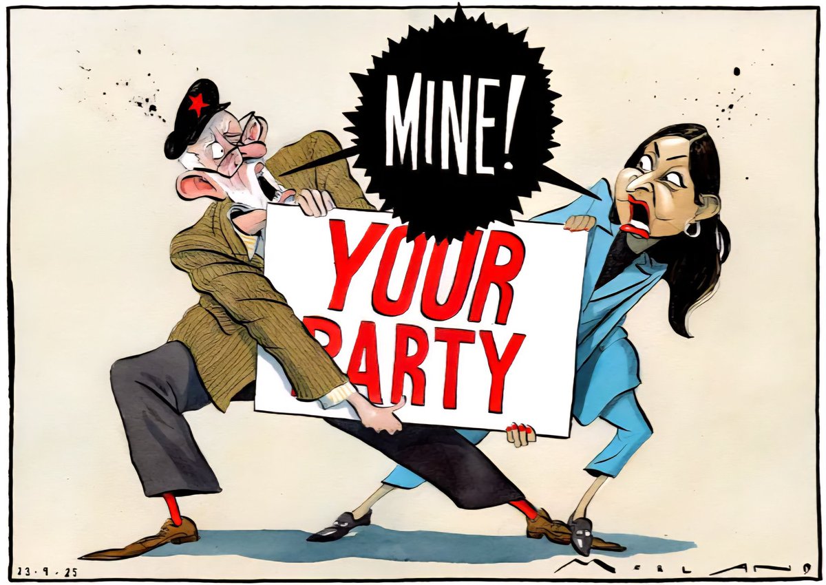 Cartoon4sale's tweet image. Morten Morland @mortenmorland on #Corbyn #Sultana #yourpartyuk @thetimes - political cartoon gallery in London original-political-cartoon.com