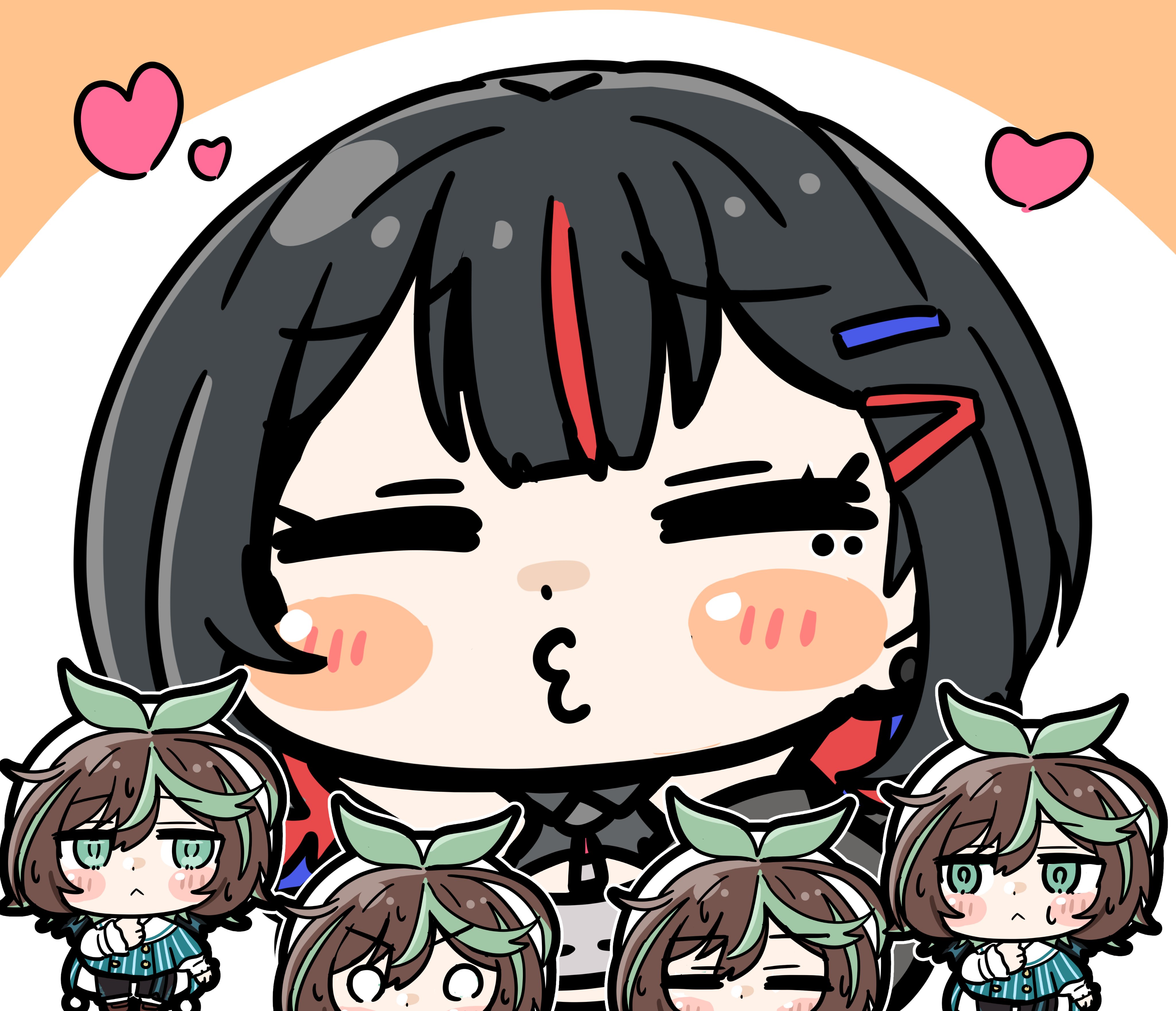 レア　こえだちゃん　もぐもぐゾウさん　ぱくぱくペリカン　2種　はすはな　ぽぽたん こえだちゃん/Koeda Chan・月のようちえん・TAKARA・1992年