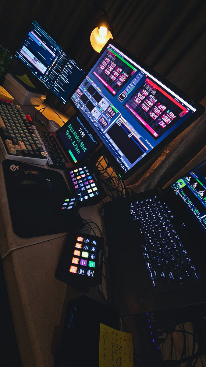 Sam_Deans's tweet image. 🎥 ESPORTS REMOTE PRODUCTION! 🖥️
Living in Dubai but still Directed the PUBG Tier-1 regionals 🇪🇺 PEC + 🇺🇸 PAS Grand Finals!
All powered by my self-designed cloud broadcast system, letting crew + talent work seamlessly across Dubai, EU & NA 🌍
#esports #broadcast #PUBG #vmix