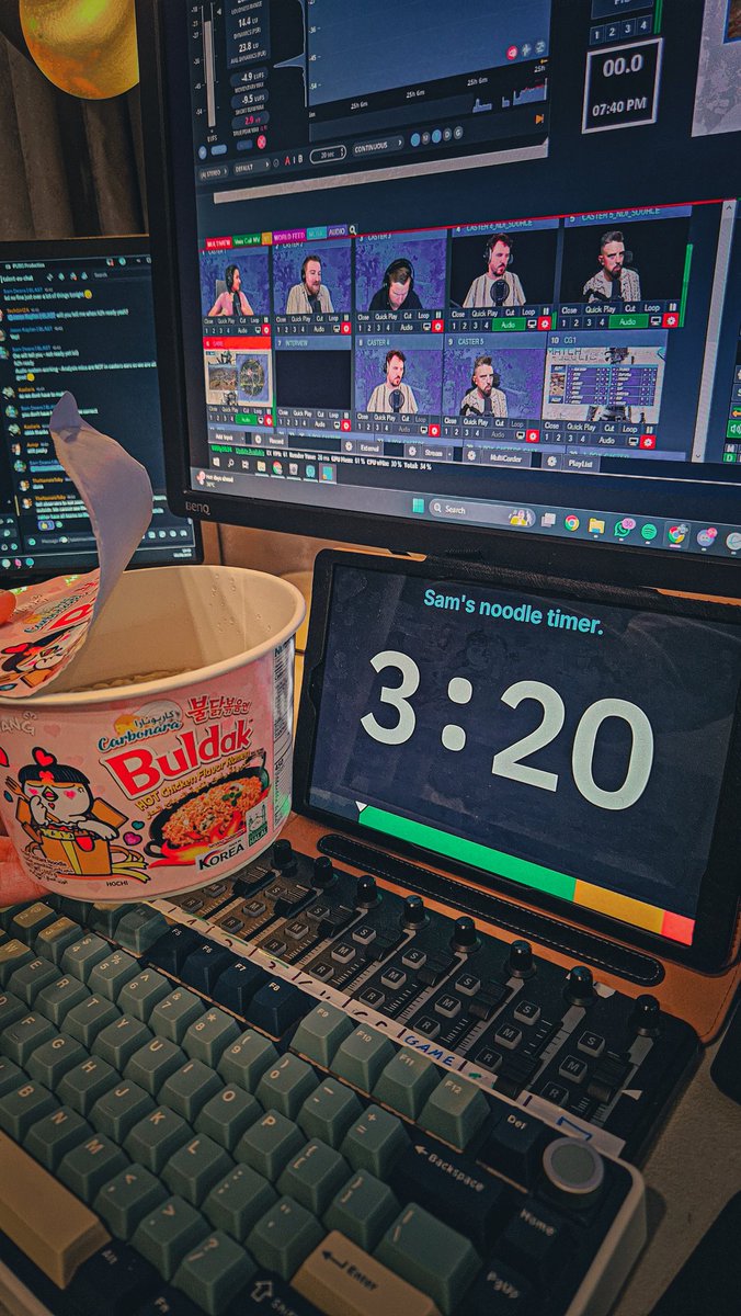 Sam_Deans's tweet image. 🎥 ESPORTS REMOTE PRODUCTION! 🖥️
Living in Dubai but still Directed the PUBG Tier-1 regionals 🇪🇺 PEC + 🇺🇸 PAS Grand Finals!
All powered by my self-designed cloud broadcast system, letting crew + talent work seamlessly across Dubai, EU & NA 🌍
#esports #broadcast #PUBG #vmix