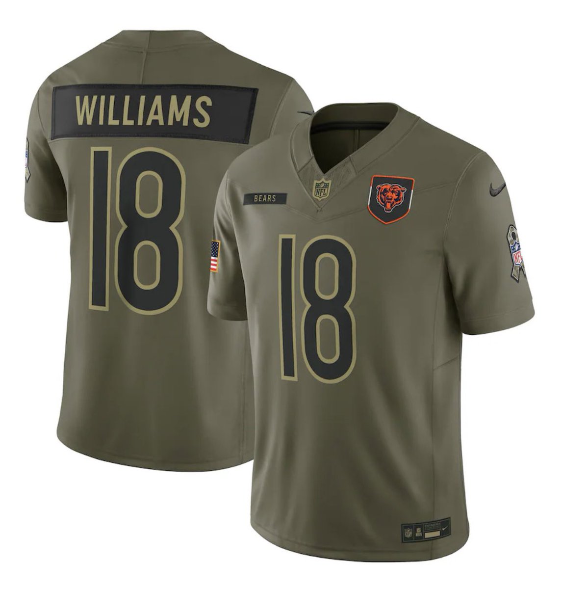 312SportsCards1's tweet photo. 🐻 Bears fans, here’s your shot! If the #Bears win Sunday, 1️⃣ lucky fan who likes this tweet will win this CW Jersey! #DaBears  🐻⬇️ https://t.co/aSxYfDXHy3