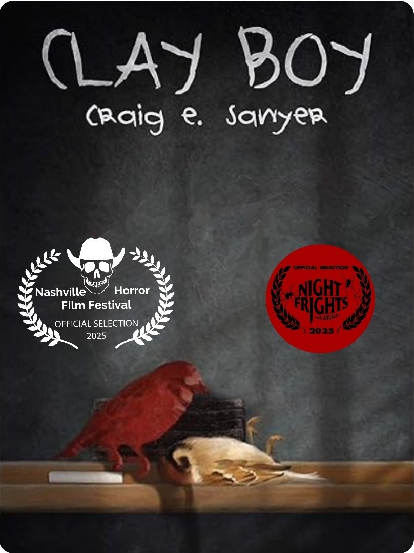 csawyerwriter's tweet photo. I'm excited for my screenplay based on my novel.Clay Boy will be included in the Nashville Horror Film Fest.
If you're local to Nashville, check out the festival in late October.
#clayboy
#craigesawyerwriter
#horror
#horrorfilm
#tulipas https://t.co/MWIIZeR8BG