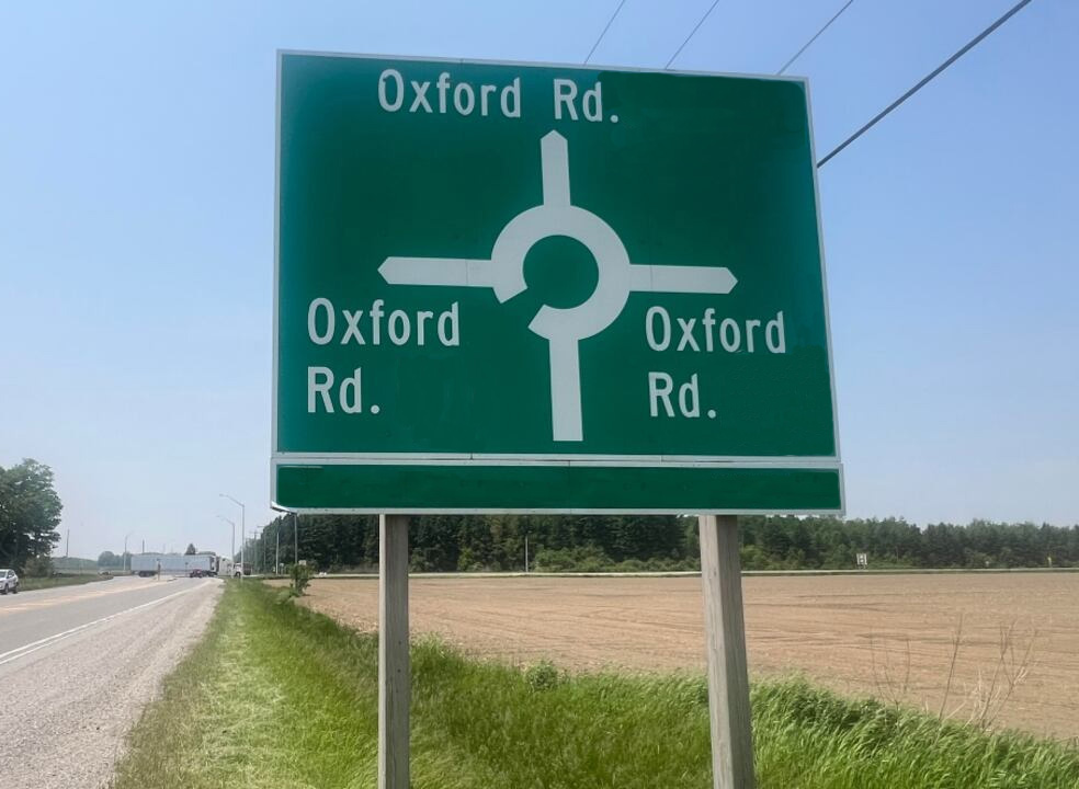 When the GPS tells you to take Oxford Road at the Roundabout...