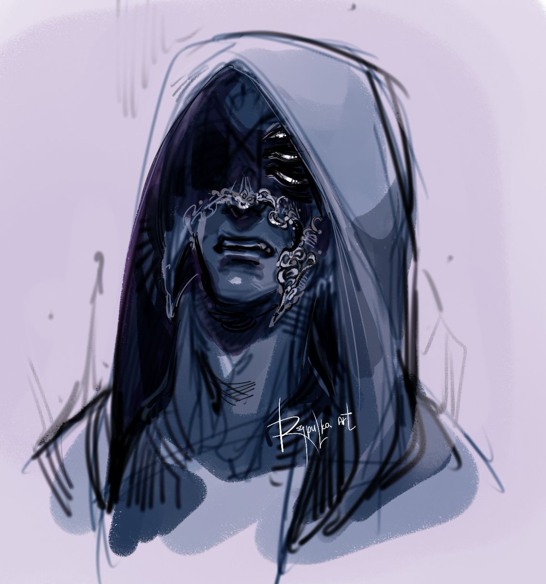 Ripulka's tweet image. #sleeptoken #sleeptokenfanart #Vessel #chibi
sketches Sleep Token 💜