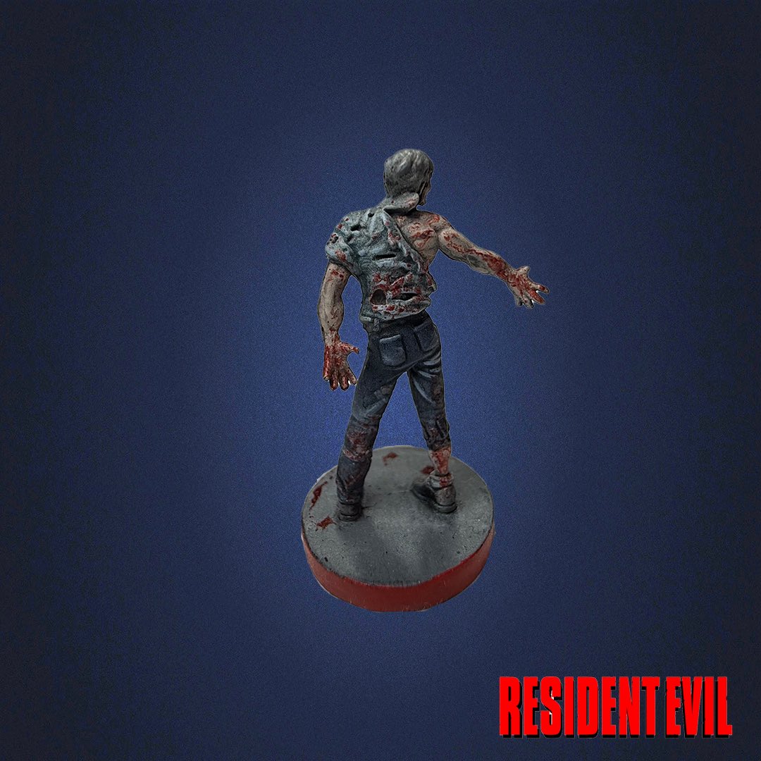 RiftOut's tweet image. Resident Evil 3 Boardgame another Zombie Type 2 painted