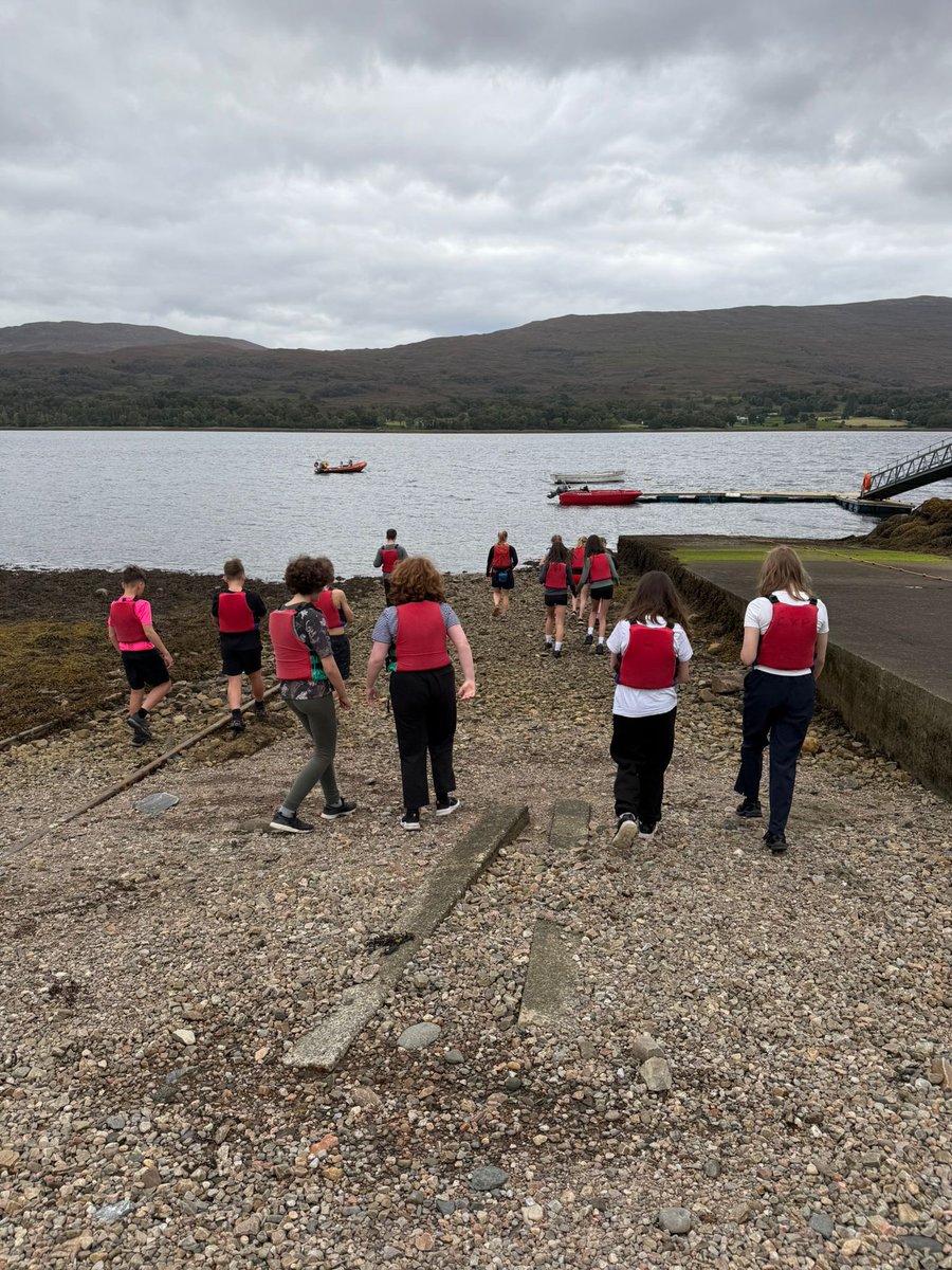 Day 1 done ✅ Our S2s have smashed the jog &amp; dip in Loch Eil, scaled the high wall 🧗, and worked together in team-building challenges 🤝. A brilliant first day of adventure!