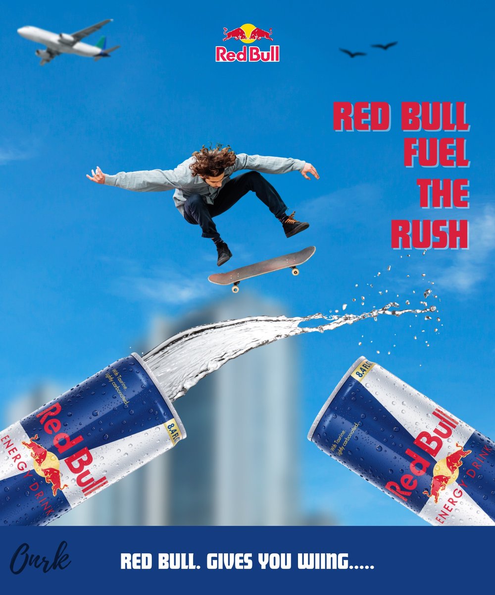 Day 95: Creative ads Design for Redbull Energy Drink v3

Day 1 Tarius 5 Days Challenge 

#Tarius5daysChallenge