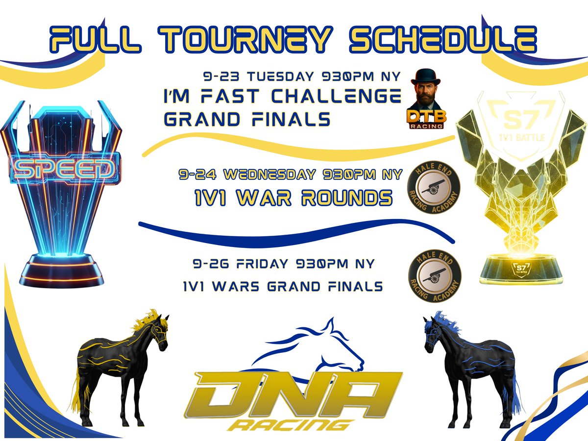🚀 **DNA Racing's EPIC Week of Web3 Racing Action!** 🏎️
💥 Don’t miss out on the ULTIMATE Polygon NFT racing tournament! 
🔥 Packed with **door prizes**, **exclusive prize boxes**, **intense battles**, and the **Weekly 130** showdown!
 🎉 Join the **Web3 revolution** and race to