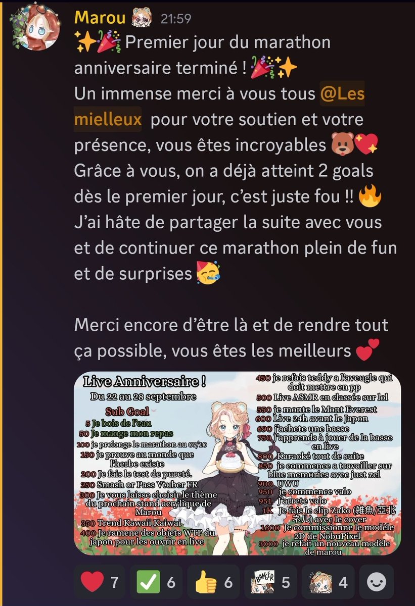 Merci Beaucoup !!!
La 1er journée était trop bien !!!