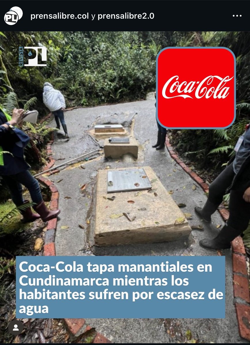 Y hoy como todos los días que chingue a su puta madre Coca Cola y los gobiernos que permiten que esto suceda