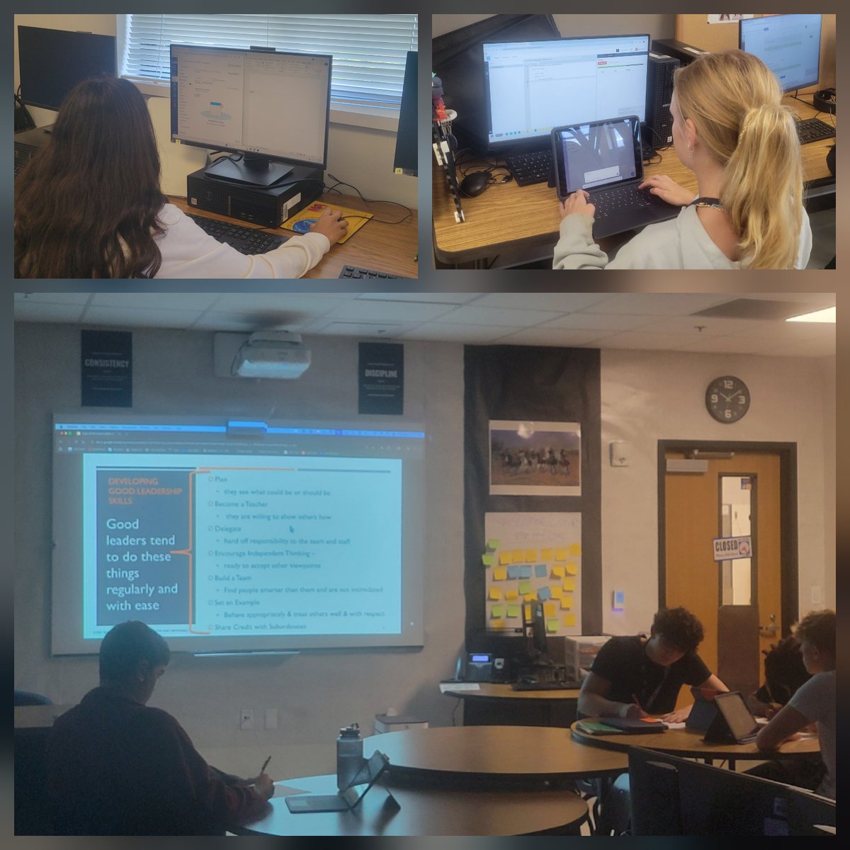 MerriamWyne's tweet photo. Student owned & future focused learning today @FlowerMoundHS CTE classrooms.
✅ Coding smart w/ nested loops
✅ Excel formulas that simplify data
✅ Digital Media w/ pro-level editing tools
✅ Real-world product development challenges
#academicownership #academicclarity https://t.co/Tv9wxH1mrS