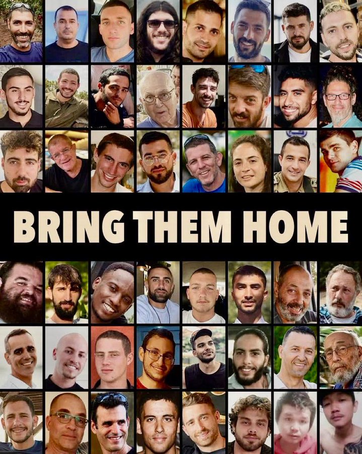 Los 48 rehenes siguen retenidos por Hamás.

Estan muriendo de hambre.
Están siendo torturados.
Están siendo abusados.
Están solos.
Están sufriendo.

Nunca dejéis de hablar y orar por los rehenes.