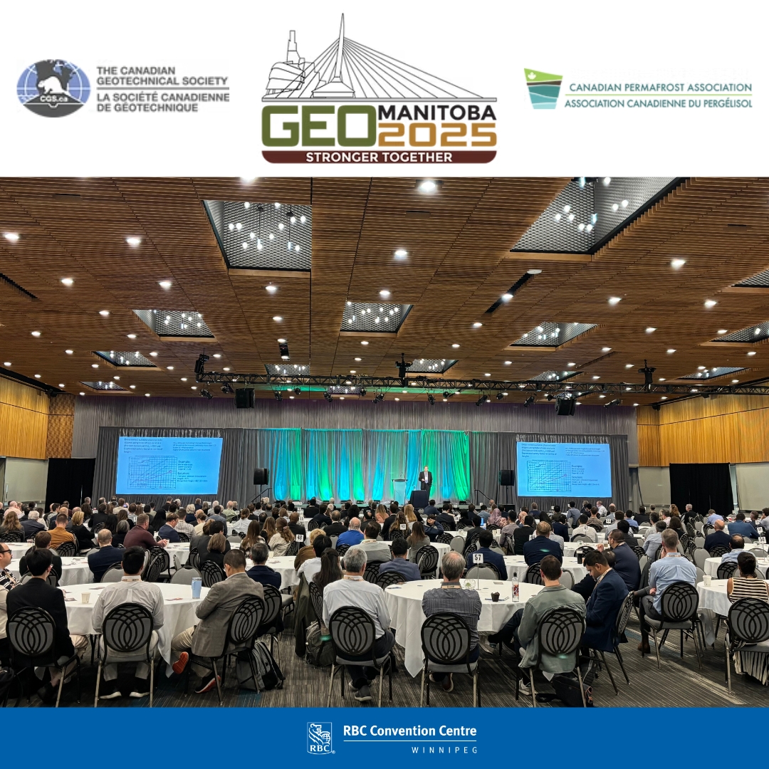 RBCConvCtreWpg's tweet photo. This week, we’re proud to be the host venue for GeoManitoba 2025! — A collaborative event between The @CanadianGeotech Society (CGS) and @cpa_acp (CPA)!

Taking place September 21-24, this year’s theme “Stronger Together” unites disciplines, cultures & ideas to tackle today’s challenges.
