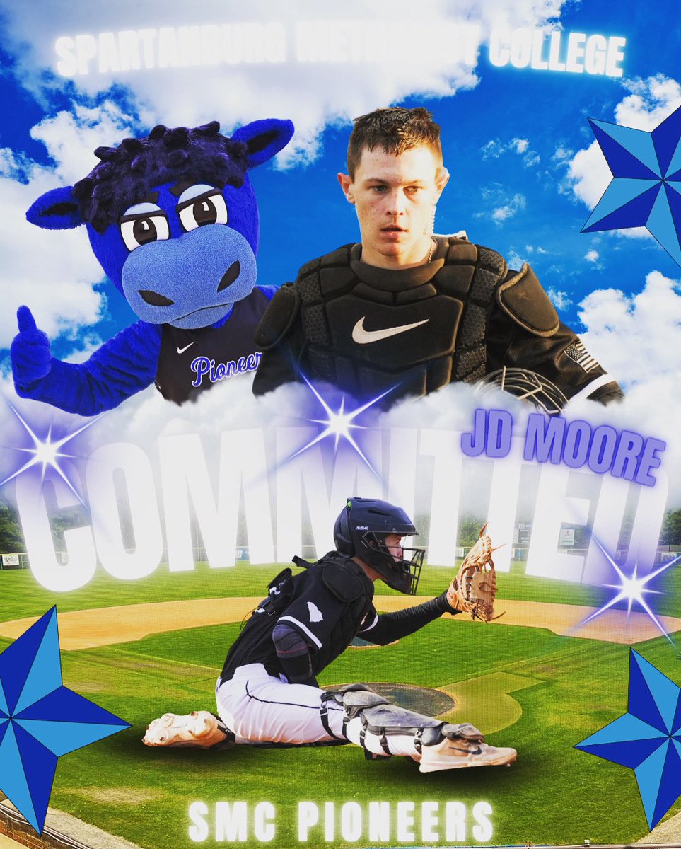 Excited to announce my commitment to Spartanburg Methodist College to further my academic and athletic career. I want to thank God, my family and coaches for helping get to this point. Go Pioneers!! <a href="/BlacksmithsBase/">Palmetto Blacksmiths Baseball</a> <a href="/BaseballBSHS/">BSHS Baseball</a> <a href="/diamondprospect/">Diamond Prospects</a> <a href="/TMiller_05/">Tyler Miller</a>
