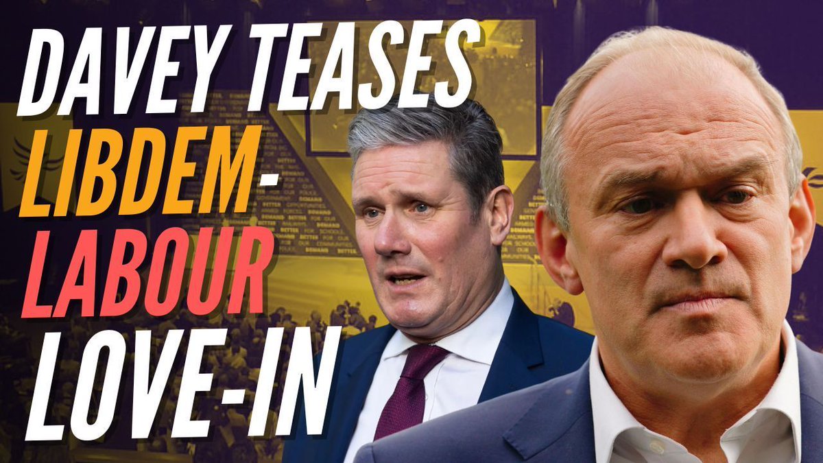 Ed Davey Opens Door to LibDem Coalition With Labour  order-order.com/2025/09/22/ed-…