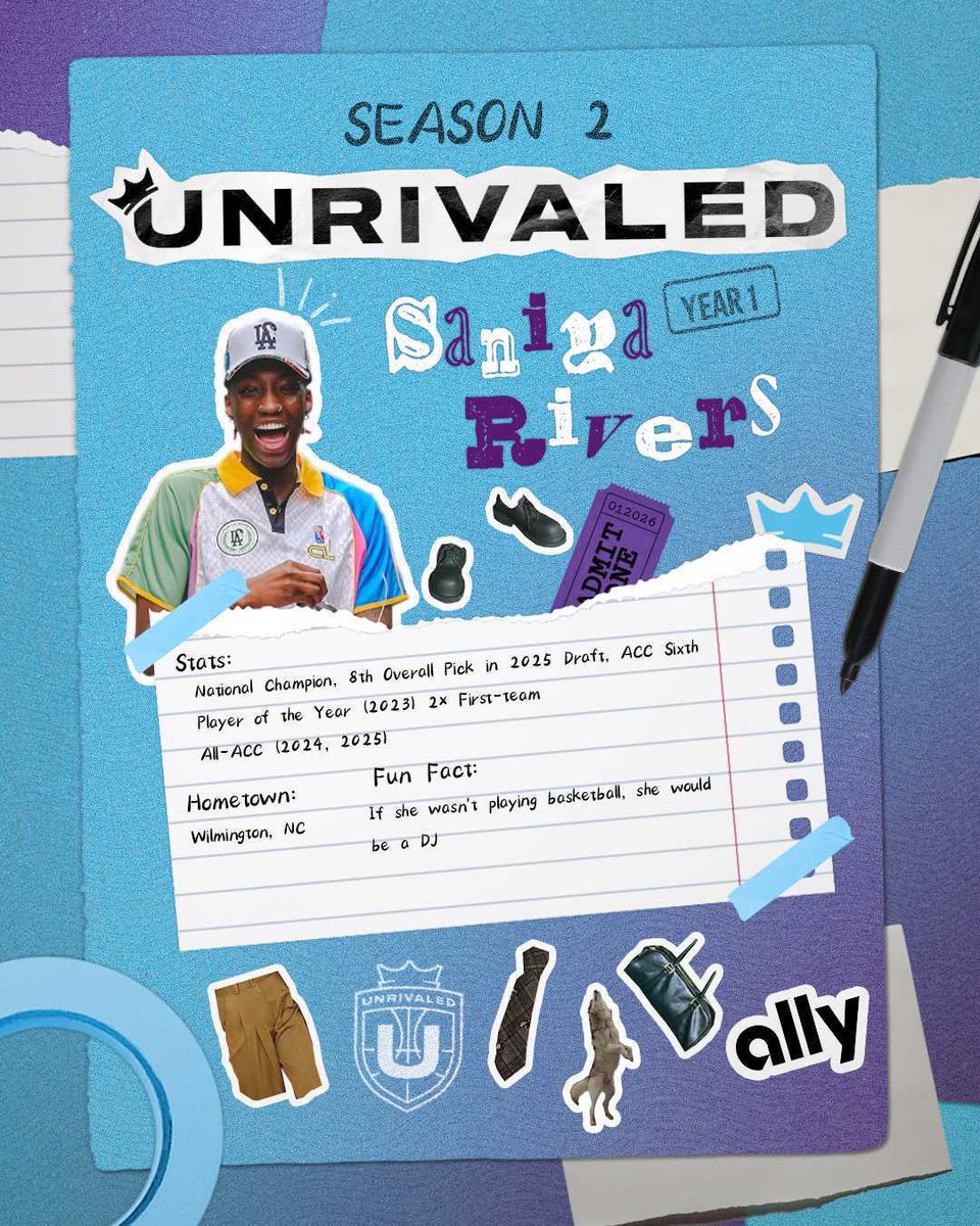 SANIYA RIVERS IS UNRIVALED ✅
Presented by <a href="/Ally/">Ally</a>  

Catch her in Season 2 starting Jan. 5 on TNT, truTV and Max. 📺
