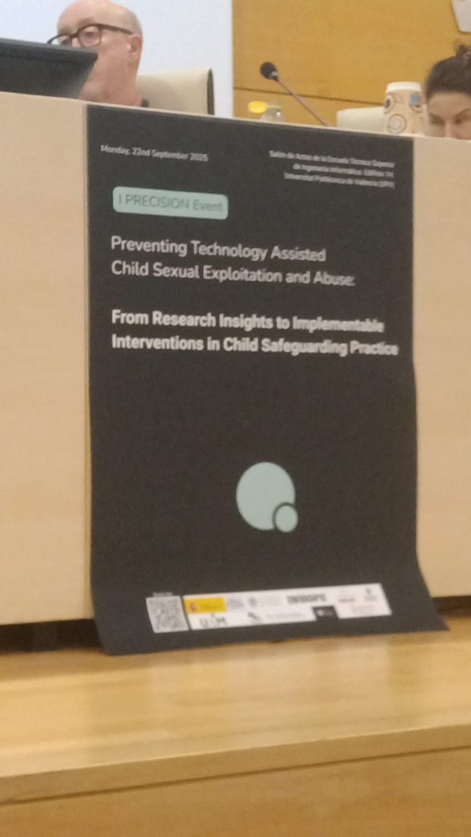 📷El día de hoy se realizó en la Universitat Politècnica de València (UPV) en colaboración con la Cátedra Infancia Adolescencia el evento: Preventing Technology Assisted Child Sexual Exploitation and Abuse.