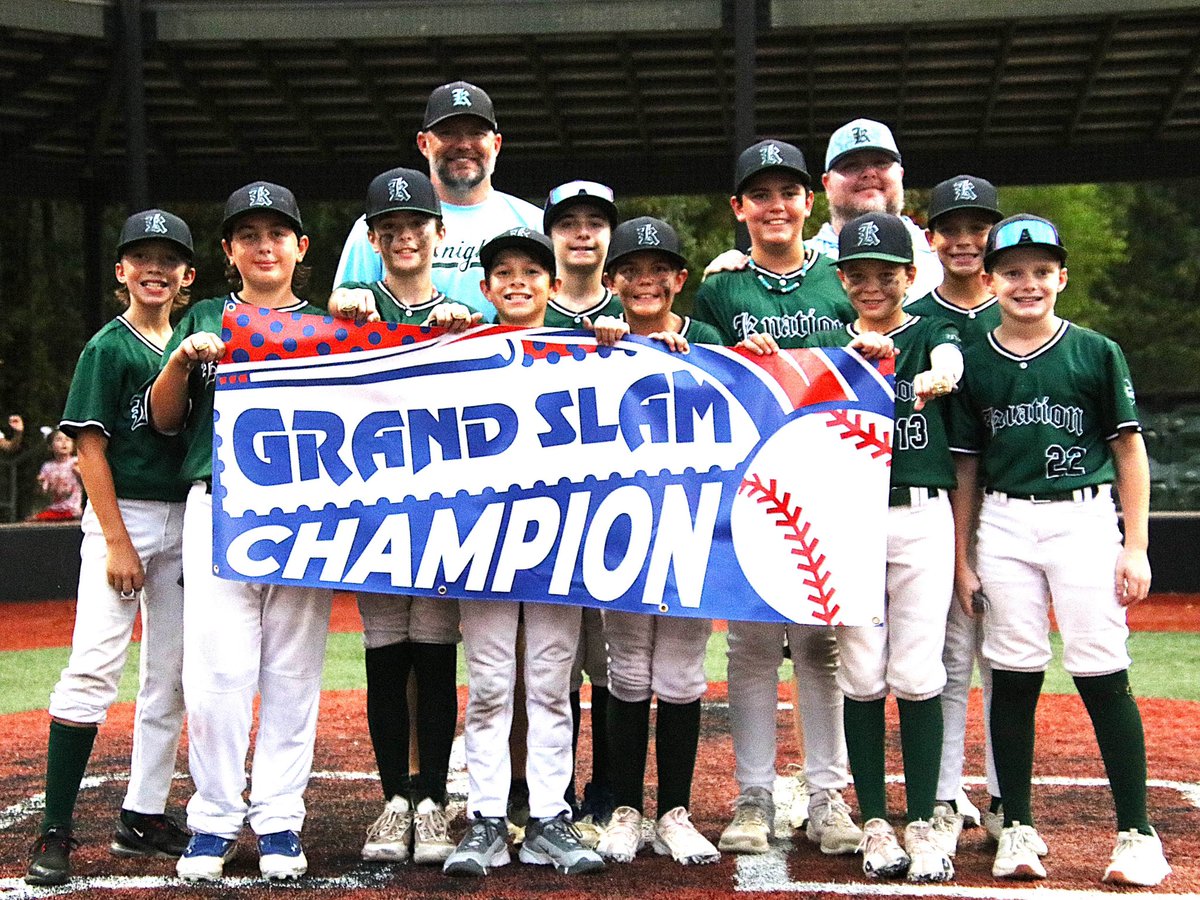 knightsMS_'s tweet photo. Congratulations to 12u Harris for going 4-1 this past weekend and winning the Central MS Super Slam Qualifier! We are incredibly proud of the growth and development this group has shown! Can’t wait to see them have some continued success moving forward! #4L https://t.co/aNoeXyoaAz