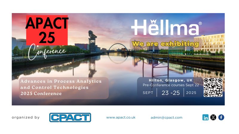 BioPATeV's tweet photo. Join Hellma at #APACT - the leading conference for Process Analytics &amp; Control Technologies - from September 23–25 in Glasgow.

#Hellma will showcase #𝗣𝗔𝗧 𝘀𝗼𝗹𝘂𝘁𝗶𝗼𝗻𝘀 such as #𝘀𝗽𝗲𝗰𝘁𝗿𝗼𝘀𝗰𝗼𝗽𝘆 𝘀𝗲𝗻𝘀𝗼𝗿𝘀 𝗳𝗼𝗿 𝗼𝗽𝘁𝗶𝗰𝗮𝗹 𝗺𝗲𝗮𝘀𝘂𝗿𝗲𝗺𝗲𝗻𝘁s. https://t.co/FkzZftZSSe